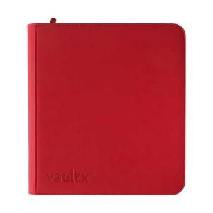 Vault X - Exo-Tec Zip Binder 12-Pocket XL Fire Red