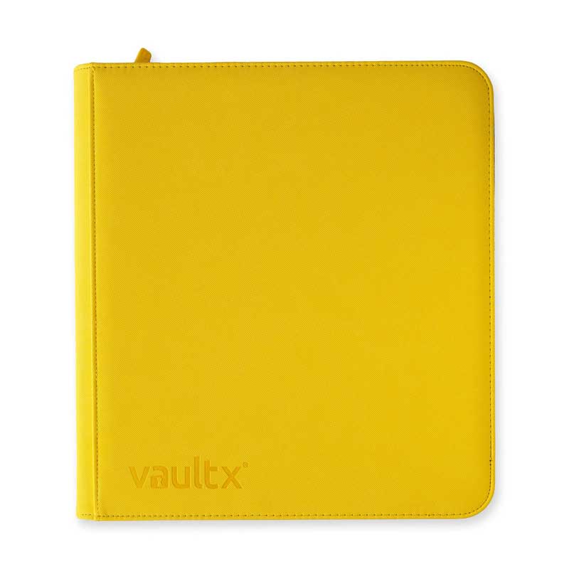 Vault X - Exo-Tec Zip Binder 12-Pocket Sunrise Yellow