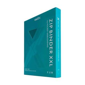 Vault X - Exo-Tec Zip Binder 16-Pocket XXL Ocean Blue (Teal)