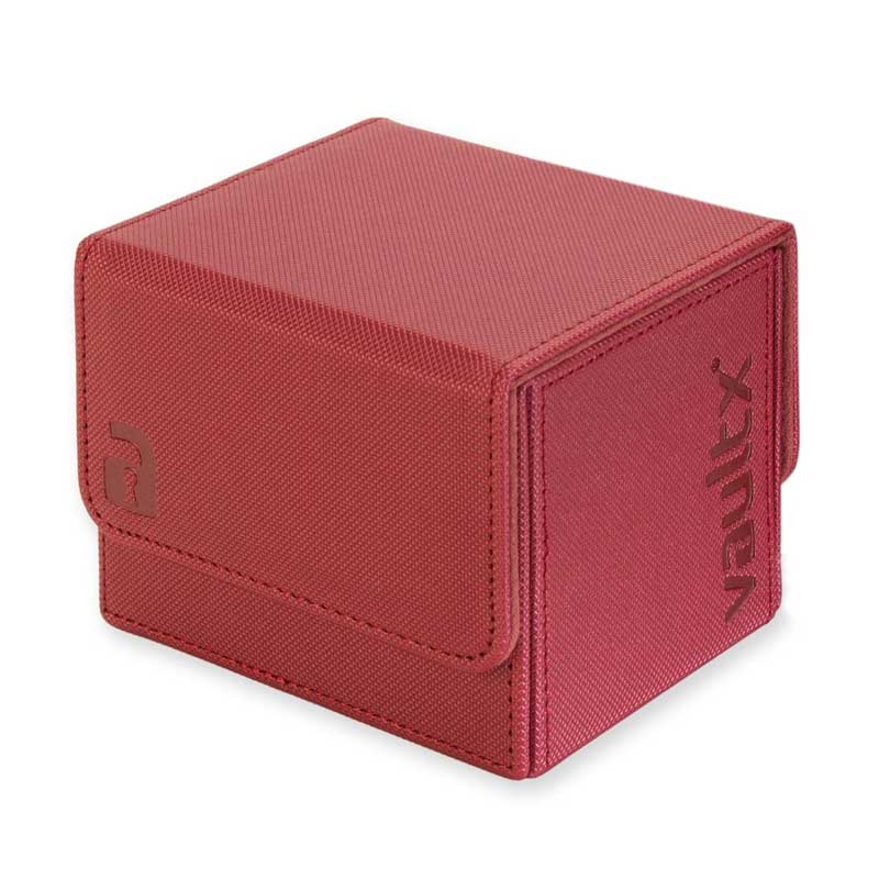 Vault X - Exo-Tec Sideloading Deck Box 100+ METALLIC Red