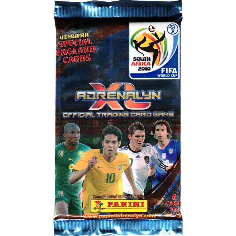 1st Paket Adrenalyn World Cup 2010 (UK Edition) - 6 cards per pack