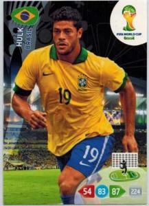 Grundkort, 2014 Adrenalyn World Cup #059. Hulk (Brasil)