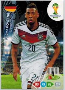 Grundkort, 2014 Adrenalyn World Cup #105. Jérôme Boateng (Deutschland)