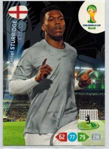 Grundkort, 2014 Adrenalyn World Cup #141. Daniel Sturridge (England)