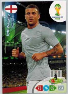 Grundkort, 2014 Adrenalyn World Cup #133. Kyle Walker (England)