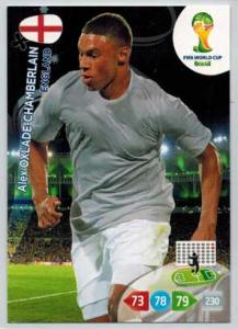 Grundkort, 2014 Adrenalyn World Cup #138. Alex Oxlade-Chamberlain (England)