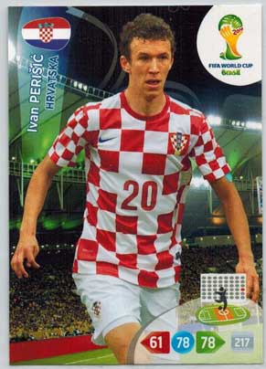 Grundkort, 2014 Adrenalyn World Cup #199. Ivan Persic (Hrvatska)
