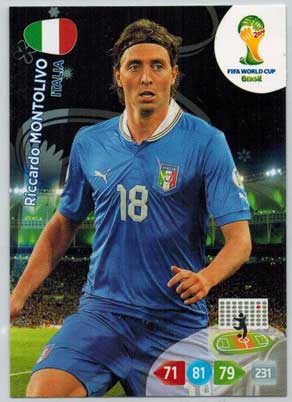Grundkort, 2014 Adrenalyn World Cup #216. Riccardo Montolivo (Italia)