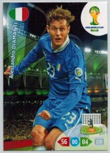 Grundkort, 2014 Adrenalyn World Cup #217. Alessandro Diamanti (Italia)