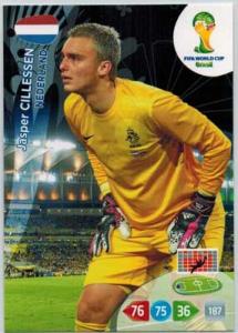 Grundkort, 2014 Adrenalyn World Cup #251. Jasper Cillessen (Nederland)