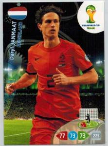 Grundkort, 2014 Adrenalyn World Cup #252. Daryl Janmaat (Nederland)