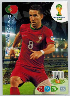 Grundkort, 2014 Adrenalyn World Cup #274. João Moutinho (Portugal)