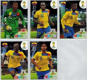 Teamset, 2014 Adrenalyn World Cup, Ecuador