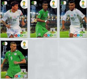 Teamset, 2014 Adrenalyn World Cup, Algeriet