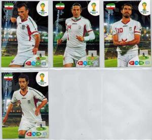 Teamset, 2014 Adrenalyn World Cup, Iran