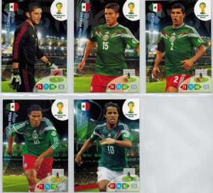 Teamset, 2014 Adrenalyn World Cup, Mexico