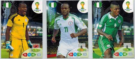 Teamset, 2014 Adrenalyn World Cup, Nigeria