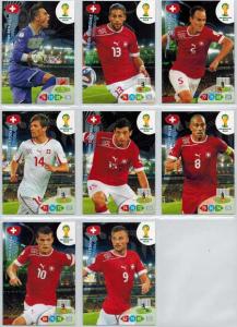 Teamset, 2014 Adrenalyn World Cup, Switzerland