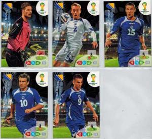 Teamset, 2014 Adrenalyn World Cup, Bosnia & Herzegovina