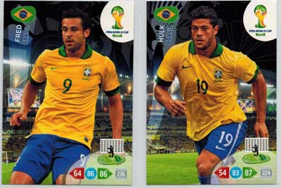 Teamset, 2014 Adrenalyn World Cup, Brasil