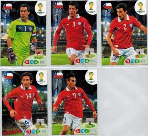 Teamset, 2014 Adrenalyn World Cup, Chile