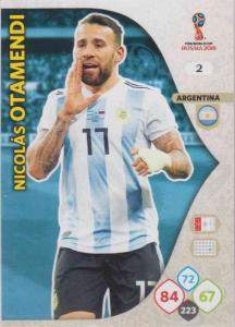 WC18 - 002  Nicolas Otamendi (Argentina) - Team Mates
