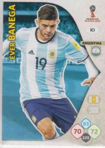 WC18 - 010  Ever Banega (Argentina) - Team Mates