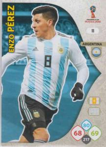 WC18 - 011  Enzo Perez (Argentina) - Team Mates