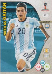 WC18 - 012  Nicolas Gaitan (Argentina) - Team Mates