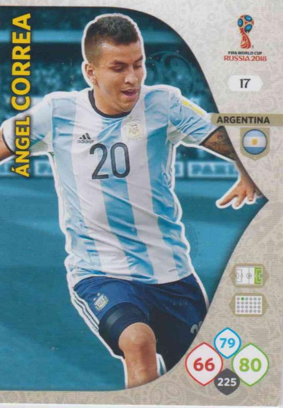 WC18 - 017  Angel Correa (Argentina) - Team Mates