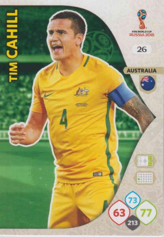 WC18 - 026  Tim Cahill (Australia) - Team Mates