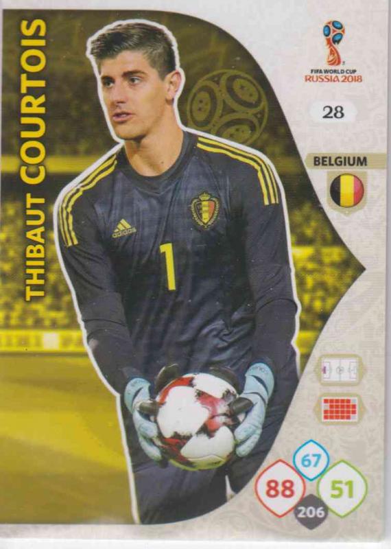 WC18 - 028  Thibault Courtois (Belgium) - Team Mates