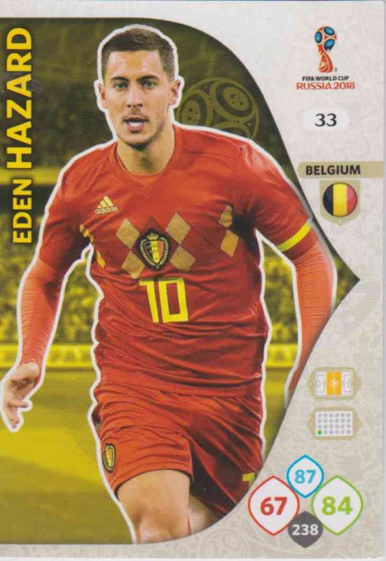 WC18 - 033  Eden Hazard (Belgium) - Team Mates