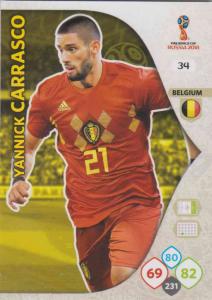 WC18 - 034  Yannick Carrasco (Belgium) - Team Mates