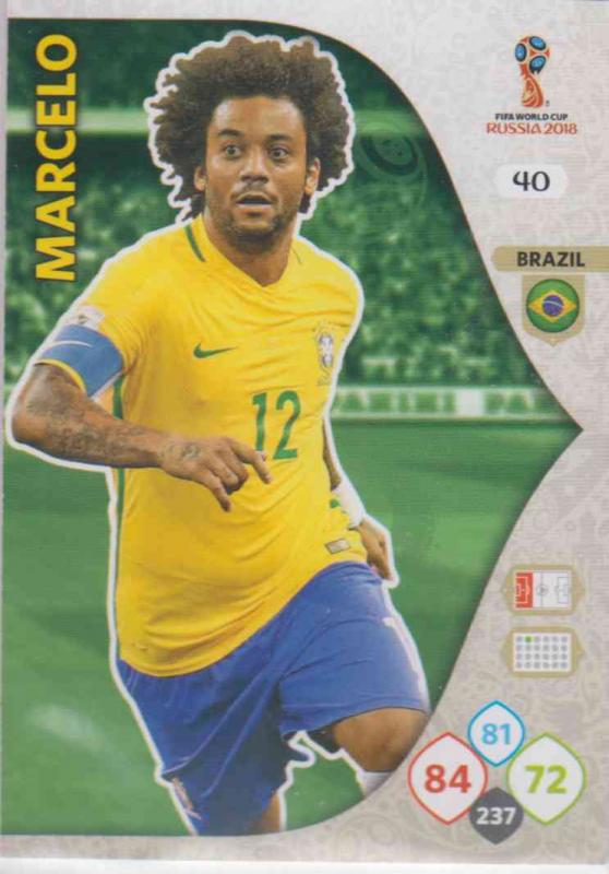 WC18 - 040  Marcelo (Brazil) - Team Mates