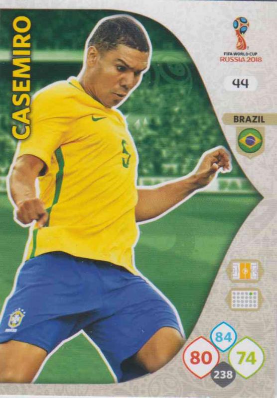 WC18 - 044  Casemiro (Brazil) - Team Mates