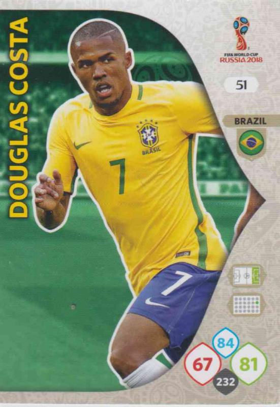 WC18 - 051  Douglas Costa (Brazil) - Team Mates