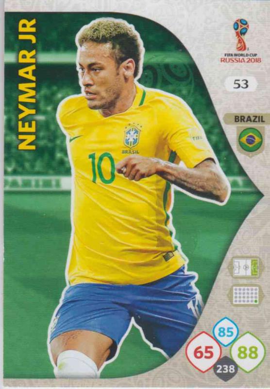 WC18 - 053  Neymar Jr (Brazil) - Team Mates