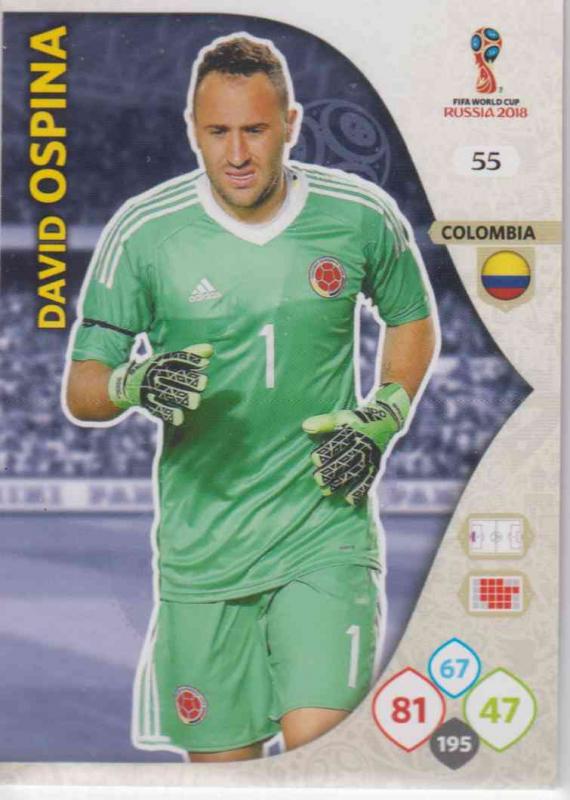 WC18 - 055  David Ospina (Colombia) - Team Mates