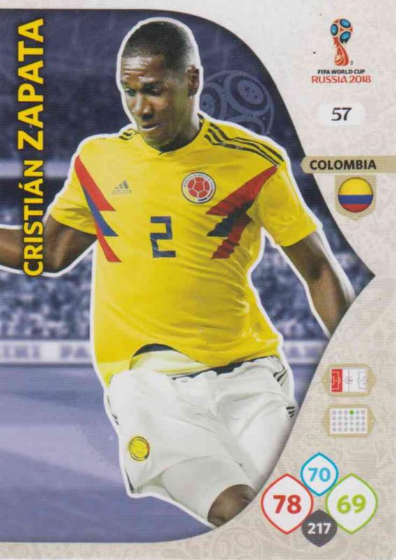 WC18 - 057  Cristian Zapata (Colombia) - Team Mates