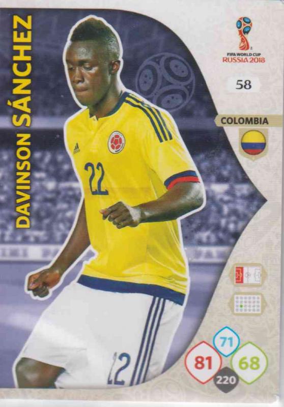 WC18 - 058  Davinson Sanchez (Colombia) - Team Mates