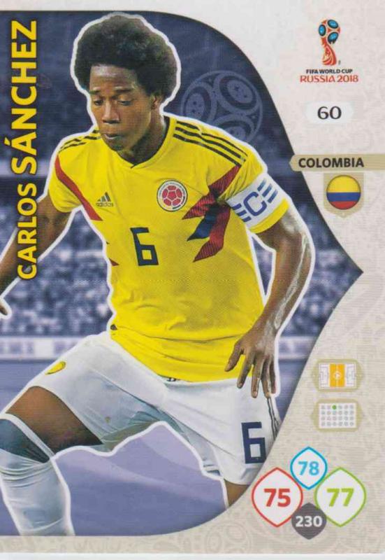 WC18 - 060  Carlos Sanchez (Colombia) - Team Mates