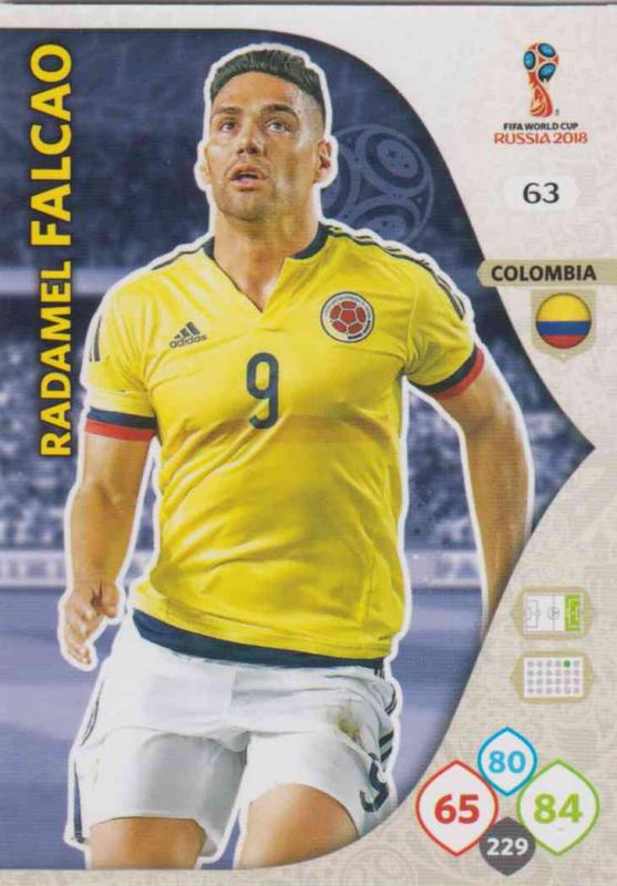 WC18 - 063  Radamel Falcao (Colombia) - Team Mates