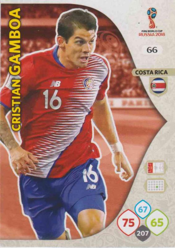 WC18 - 066  Cristian Gamboa (Costa Rica) - Team Mates