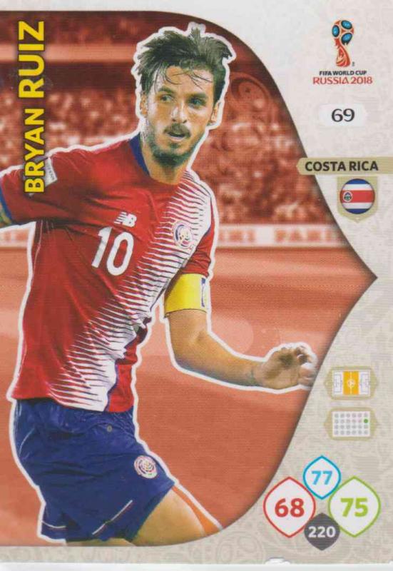 WC18 - 069  Bryan Ruiz (Costa Rica) - Team Mates