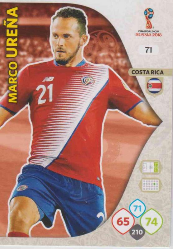 WC18 - 071  Marco Urena (Costa Rica) - Team Mates