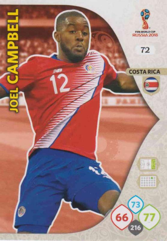 WC18 - 072  Joel Campbell (Costa Rica) - Team Mates