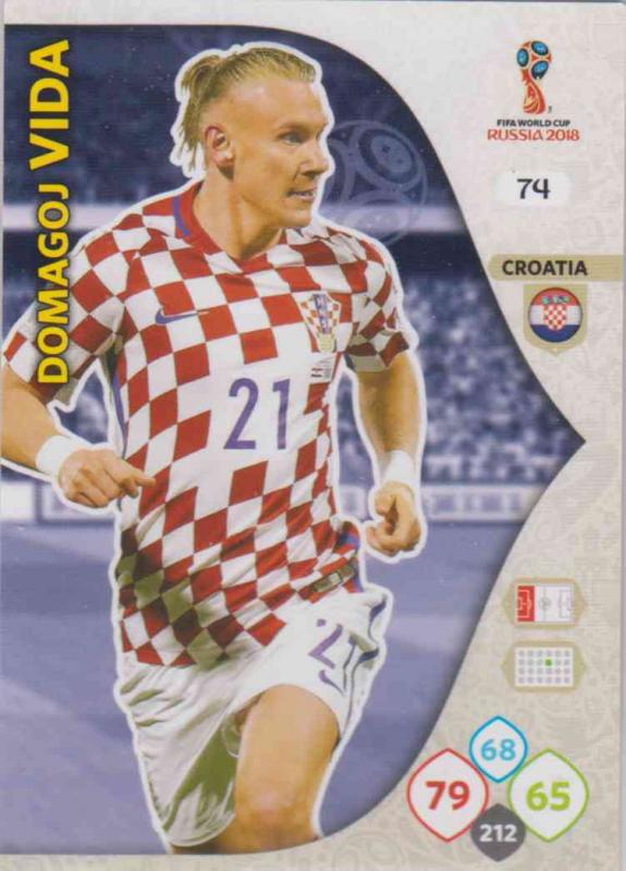 WC18 - 074  Domagoj Vida (Croatia) - Team Mates