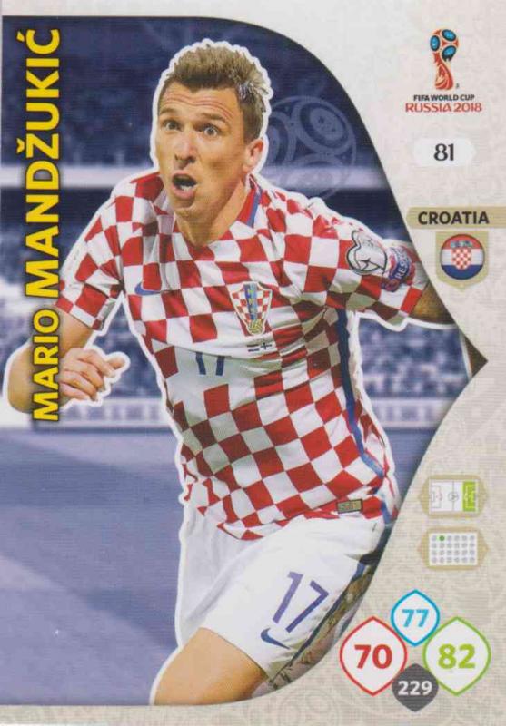 WC18 - 081  Mario Mandzukic (Croatia) - Team Mates