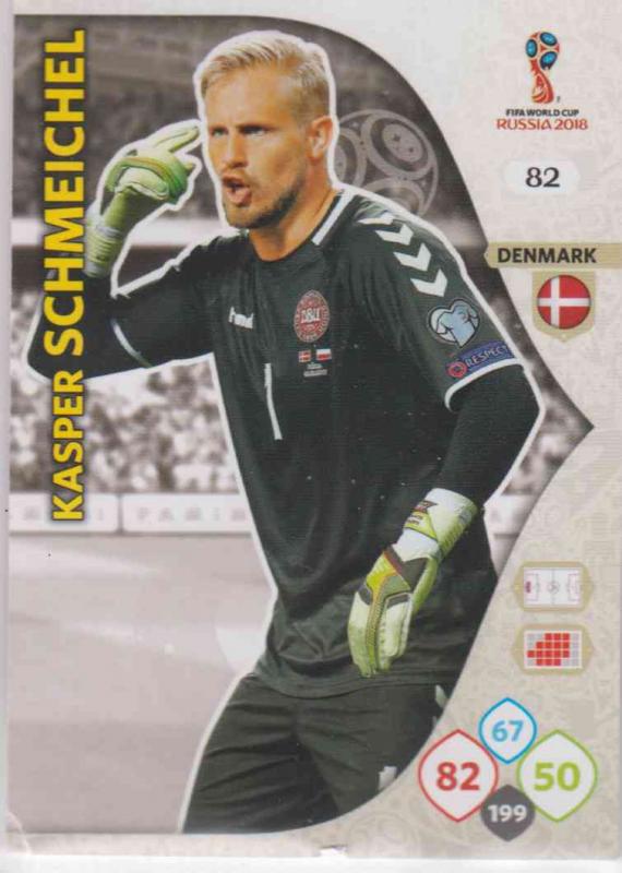 WC18 - 082  Kasper Schmeichel (Denmark) - Team Mates